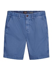 Superdry Light Blue Officer Chino Shorts - Image 5 of 7