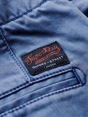 Superdry Light Blue Officer Chino Shorts - Image 7 of 7