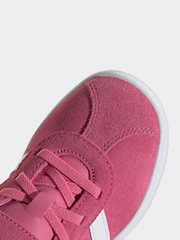 adidas Pink/White VL Court 3.0 Trainers - Image 9 of 9