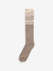 Neutral Welly Socks 2 Pack - Image 2 of 6