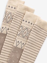 Neutral Welly Socks 2 Pack - Image 3 of 6