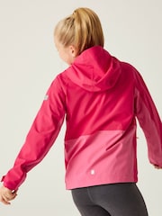 Regatta Light Pink Kids Highton VI Waterproof Jacket - Image 2 of 7