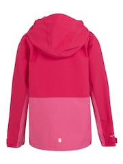 Regatta Light Pink Kids Highton VI Waterproof Jacket - Image 6 of 7
