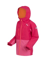 Regatta Light Pink Kids Highton VI Waterproof Jacket - Image 7 of 7