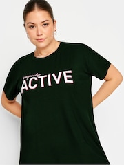 Yours Curve Black Active Top - Image 4 of 5