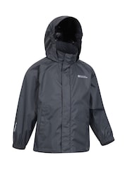 Mountain Warehouse Black Kids Pakka II Waterproof Jacket - Image 2 of 5