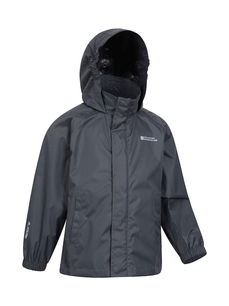 Mountain Warehouse Black Kids Pakka II Waterproof Jacket - Image 2 of 5