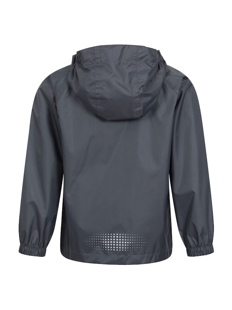 Mountain Warehouse Black Kids Pakka II Waterproof Jacket - Image 3 of 5