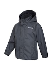 Mountain Warehouse Black Kids Pakka II Waterproof Jacket - Image 4 of 5