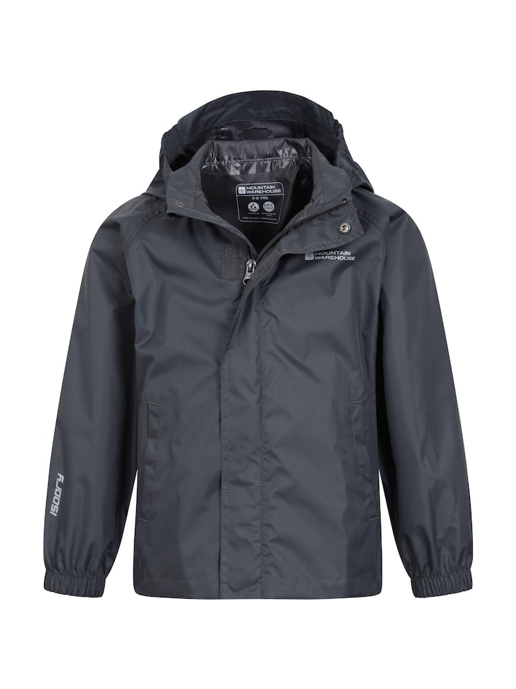 Mountain Warehouse Black Kids Pakka II Waterproof Jacket - Image 5 of 5