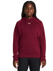 Under Armour Red Rival Fleece Hoodie - Image 1 of 5