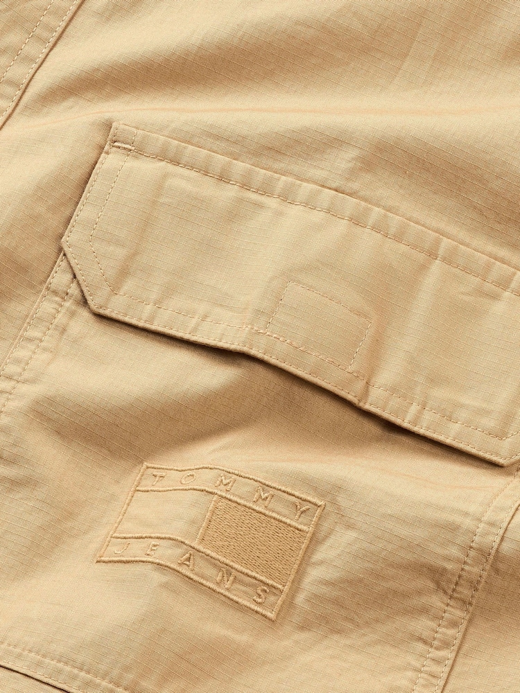 Tommy Jeans Beige 100% Cotton Shirt - Image 3 of 3