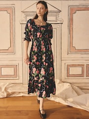 Cath Kidston Rose 100% Cotton Short Sleeve Tea Dress - Image 1 of 8