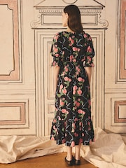 Cath Kidston Rose 100% Cotton Short Sleeve Tea Dress - Image 2 of 8