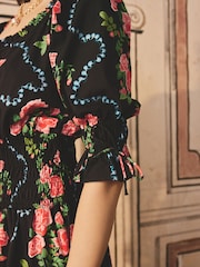 Cath Kidston Rose 100% Cotton Short Sleeve Tea Dress - Image 4 of 8