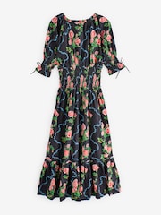 Cath Kidston Rose 100% Cotton Short Sleeve Tea Dress - Image 6 of 8