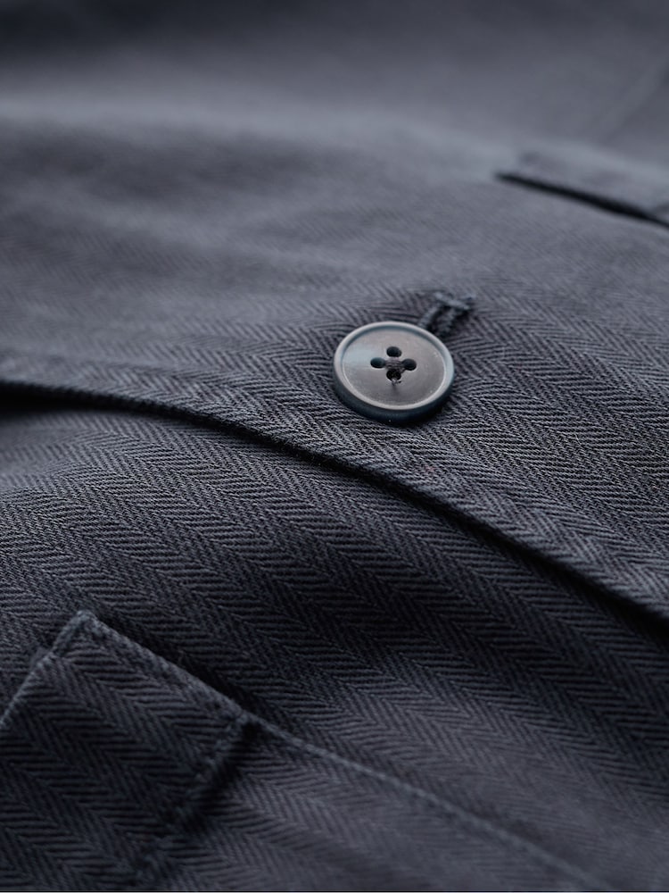 Seasalt Cornwall Blue Mens Tollgate Jacket - Image 4 of 4