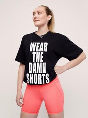 Pink Power 6" Biker Shorts - Image 1 of 9