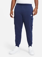 Nike Blue Club Cargo Joggers - Image 1 of 8