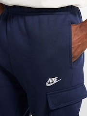 Nike Blue Club Cargo Joggers - Image 3 of 8
