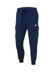 Nike Blue Club Cargo Joggers - Image 7 of 8