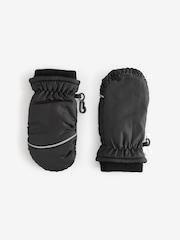 Black Ski Mittens (3mths-6yrs) - Image 1 of 1