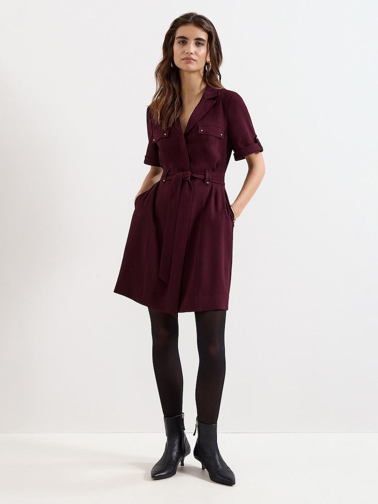 Phase Eight Red Marlina Dress - Image 6 of 6