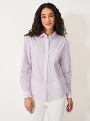 Crew Clothing Gestreiftes Hemd mit lässigem Schnitt - Bild 1 von 1