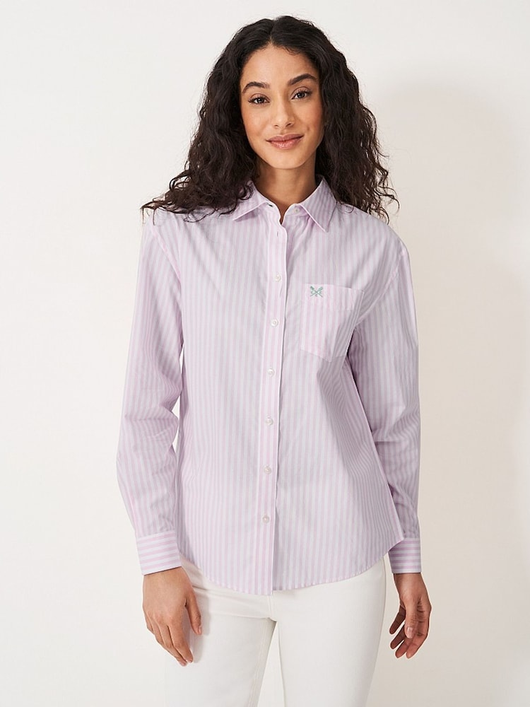 Crew Clothing Gestreiftes Hemd mit lässigem Schnitt - Bild 1 von 1