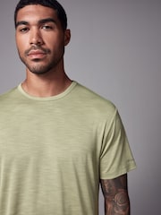 Sage Green Active Gym Training T-Shirt - Image 1 of 9