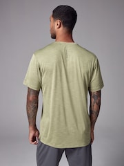 Sage Green Active Gym Training T-Shirt - Image 3 of 9