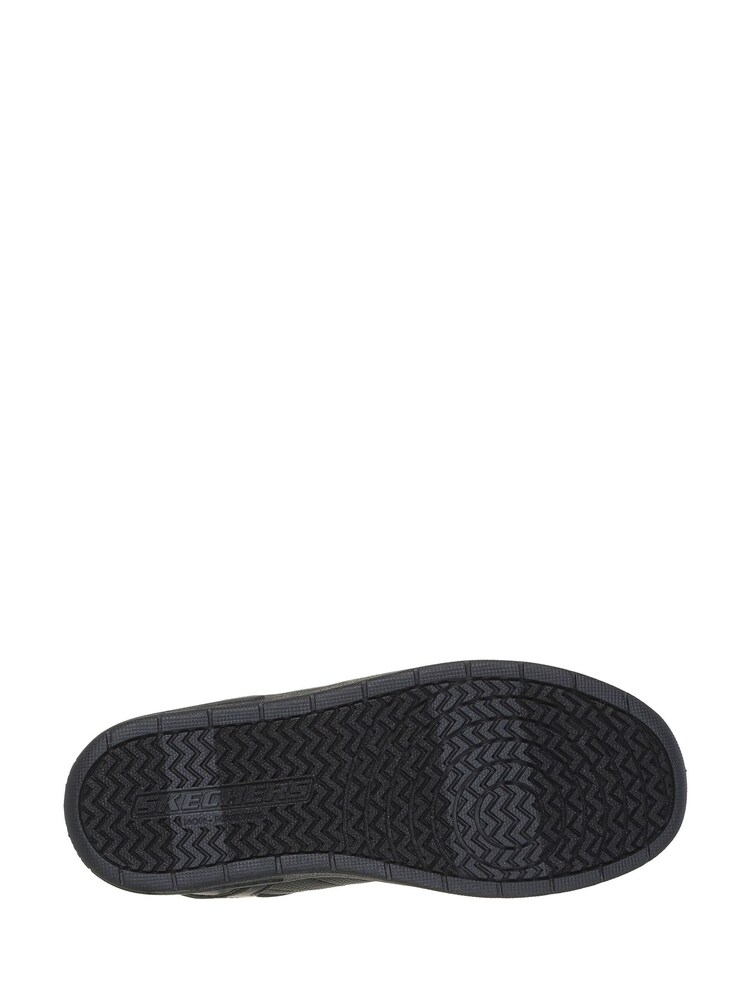 Skechers Black Smooth Street Vorrez Stretch Lace School Trainers - Image 3 of 3
