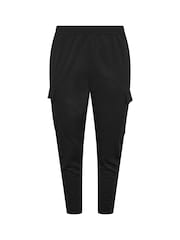 Yours Curve Black Tailored Scuba Pocket Trousers - Image 5 of 6