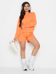 PixieGirl Petite Orange Santa Cruz Slogan Sweatshirt - Image 2 of 6