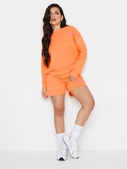 PixieGirl Petite Orange Santa Cruz Slogan Sweatshirt - Image 5 of 6