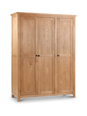 Julian Bowen Brown Marlborough Triple Wardrobe - Image 1 of 1