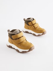 Tan Brown Touch Fastening Warm Lined Hiker Boots - Image 1 of 5