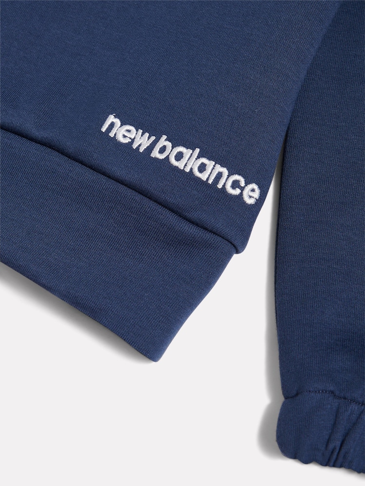 New Balance Blue Premium Bomber Jacket - Image 5 of 5