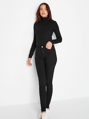 Long Tall Sally Black Ava Stretch Skinny Jeans - Image 2 of 5