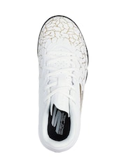 Skechers White White / Gold Younger Kids Artificial Football Boots - Image 5 of 5