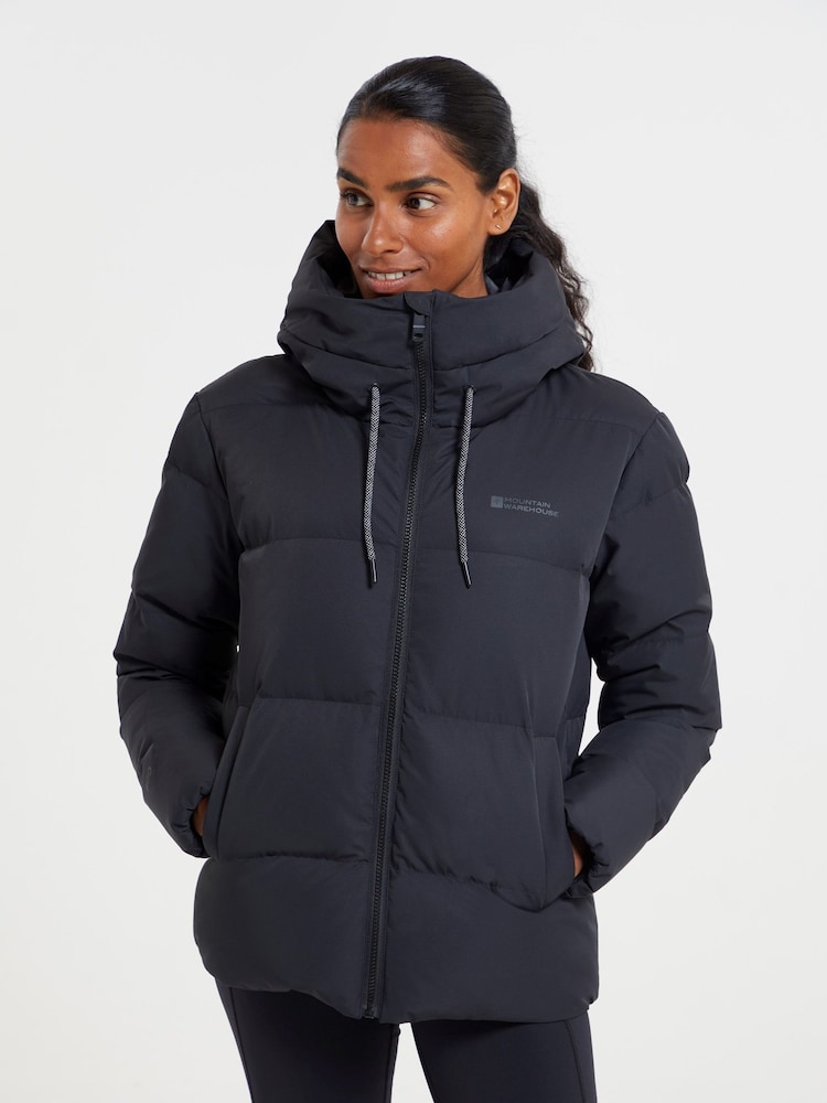 Mountain Warehouse Black Womens Cosy Extreme Short Down Jacket - Image 2 of 5