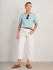 Seasalt Cornwall Blue Oleander T-Shirt - Image 2 of 5