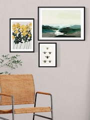 East End Prints Black Countryside Walk Wall Set - Image 1 of 1