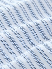 White Soft Touch 100% Cotton Long Sleeves Stripe Shirt - Image 8 of 8