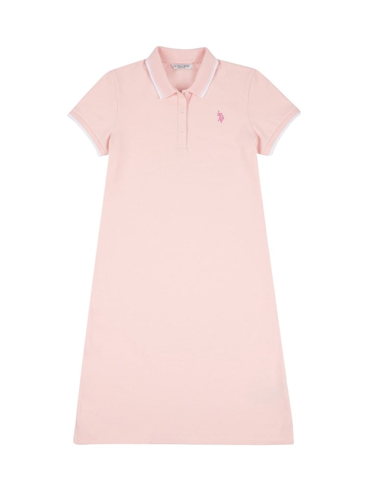 وردي - فستان بولو نسائي من U.S. Polo Assn. - Image 6 of 8