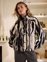 Monochrome Borg Bomber Jacket - Image 4 of 7