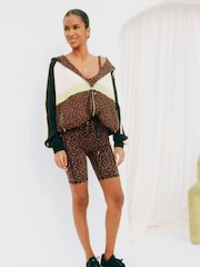 Never Fully Dressed Leopard Windbreaker Jacket - Image 2 of 5