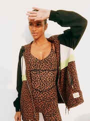 Never Fully Dressed Leopard Windbreaker Jacket - Image 3 of 5