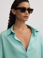 Anna Quan Japanese Satin Shirt - Image 3 of 5