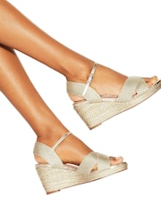 KG Kurt Geiger Gold Dreya Sandals - Image 1 of 5